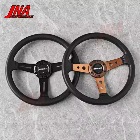 PU Aftermarket Steering Wheel Classic Racing Sports Car Tuning Wheel Volante PC-ST06