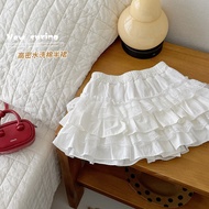 Xie Jinmao Girls Princess Dress 0 Spring French Sweet Half Skirt Pure Cotton Western Style Short Ski