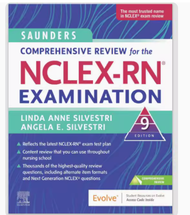 【Ready Stock】Saunders Comprehensive Review for The NCLEX-RN® Examination 9th/8th/7th Edition with Ve