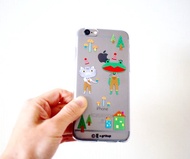 E*group 手機殼 (阿蛙 田野 白） iPhone 6/6s . iphone 6plus/6s plus