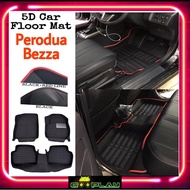 5D Carpet / Floor Mat Pu Leather PERODUA BEZZA 5D KARPET KERETA