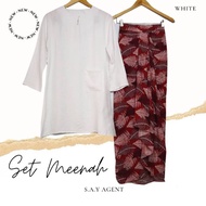 🎉NEW ARRIVAL🎉 SET MEENAH BAJU KURUNG MODEN KAIN PARIO POKET DEPAN BAJU KOSONG KAIN CORAK (CODE:DBC)