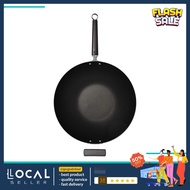 ❤SGseller❤ Joyce Chen 22-0040, Pro Chef Flat Bottom Wok with Excalibur Non-stick coating, 14-Inch