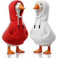 Desk Goose Outfits, Porch Goose Outfits, 2 PCS 7 Inches Red and White Porch Geese Costume Accessorie