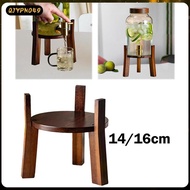 [qjypno49] Multipurpose Water Jug Stand Wooden Holder Beverage Dispenser for Luxury Disposable Plast