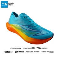 910 NINETEN HAZE STRIKE PRO Runnig Shoes - Cyan/biru Yellow Running Shoes