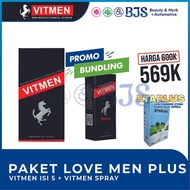 (BPOM) VITMEN ISI 5 Dan VITMEN SPRAY ORIGINAL + VITMEN JTV