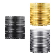 [szlztmy2mg] 4x Furniture Risers Aluminum Alloy Round 4.3cm to 7.5cm Height Adjustable Feet