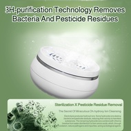 【Wireless/Auto Clean/Ozone Sterilization】 Automatic Fruit Veggie Cleaner Machine/Portable Kitchen Fo