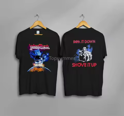 1980S Judas Priest Ram It Down Vintage Tee Shirt Rare Sz S-M-L-Xl-2Xl Reprint 2018 New Fashion T Shi