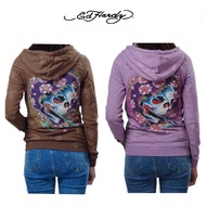 Hoodie Sweater Warm-Up Jacket Hood Brand Name ED HARDY 100% Authentic (WY1074)