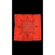 Thai South First Legendary White Master Ajahn Zhong Cai Jili Red Cloth Talisman Buddhist Calendar 25