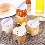 Kitchen Spice Jars Spice Jars 1 Set of 5 5-in-1 Stackable Seasoning Jars