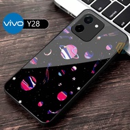 Vivo Y28 - Softcase Glass Kaca - Casing Vivo Y28 - Terbaru Case Vivo Y28