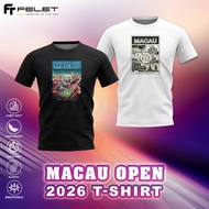 FELET MACAU SHIRT Badminton Shirt Baju Badminton 100% Original by FLEET