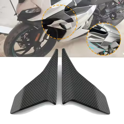Motorcycle Winglet Side Downforce Naked Spoiler Fixed Fairing Wing Deflector For CFMOTO 250SR 300SR 
