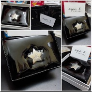 Ready Stock Agnes B Simple Plain Short Wallet