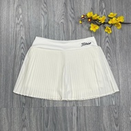 Titleist Small Pleated Sports Skirt 2 Layers of Beautiful Si Fabric with Pockets for Pickleball, Gol