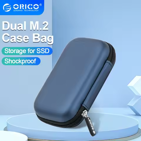 ORICO M.2 Hard drive EVA Portable M.2 SSD Csae Storage Protection Bag for M2 SSD Csae/Earphone/Data 