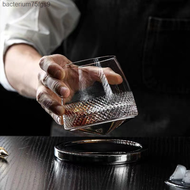 แก้วหมุน Martell เขย่าแก้ววิสกี้แก้วคริสตัลแก้วทัมเบลอร์แก้ว Bacterium75fgs แก้วสร้างสรรค์สูงสุด