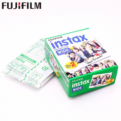 New 5 Inch Wide Film Photo Paper Genuine 10-200 Sheet Fujifilm Instax WIDE 210 200 300 100 500AF Ins