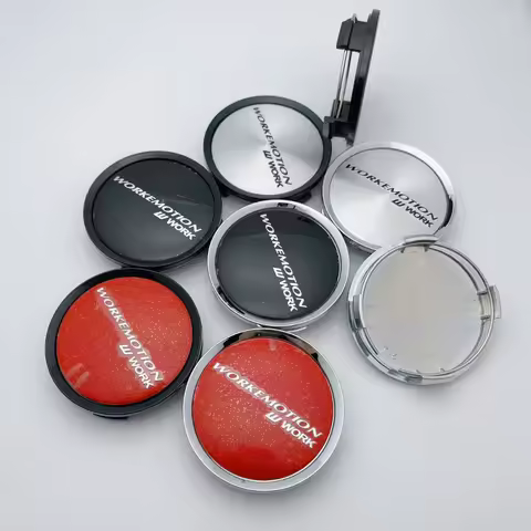 4pcs 74mm Car Wheel Center Caps With W Work Emotion Logo Emblem Wheel Hubcaps Rims Center Dust Cover