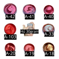 Pre-mixed Acrylic paint in Red - 30 grams