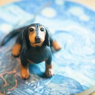 狗狗 客製化寵物手工黏土模型 含名牌