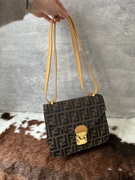 中古包 FENDI 芬迪 老花康康肩背包
