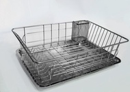 不鏽鋼碗籃　碗盤架　附不鏽鋼水盤及筷子籃 304不鏽鋼廚房置物架