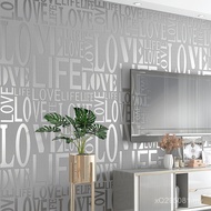 Unique Silver Gray Clothing Store Wallpaper Background Fashion Wallpaper English Letters White Women