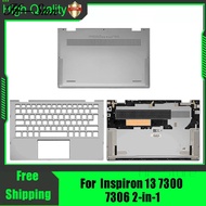 For Dell Inspiron 13 7000 7300 7306 2-in-1 Laptop Rear Lid Cover Palmrest Upper Bottom Case Housing 