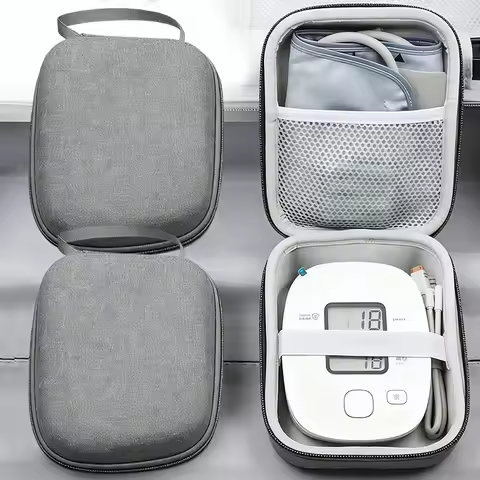 Portable Blood Pressure Monitor Case EVA Hard Shell Storage Organizer Waterproof Anti Drop Carry Bag