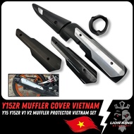 Y15 Y15ZR V1 V2 Vietnam Muffler Cover Set Cover Ekzos Exzos Exhaust Protector Exciter 150 Side Cover