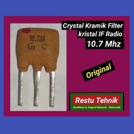 Kristal keramik, IF filter 10,7mhz, crystal filter radio.