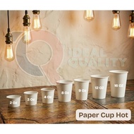 Paper Cup Hot 2Oz, 3Oz, 4Oz, 8Oz, 12Oz, 16Oz Heat Resistant Coffee Paper Cups