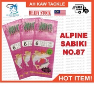 NINJA - ALPINE Sabiki Apollo 87 Hook Size 6, 8, 9, 16 Fishing Hook Fishing Rig Sabiki Rig Apollo Hoo