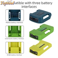 TOPTOOL Battery Adapter Holder, Portable USB Type-C Charger Belt Clip, Gifts 40V Lithium Multifuncti