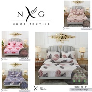 NXG Fluorescent 1200tc | Fitted Bedsheet Set | Super Single 3in1