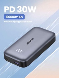 UGREEN Pd30w 10000mah 快速充電行動電源適用於 Iphone 15 Pro Max 14 Pro Max 三星 S23 S22 S21 Android 手機