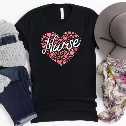 Nurse T Shirt Group Team Valentines Day Registered Cute Valentine For