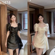 Stone Collar Dress 60-90kg (Big Size Huynh Ngoc)