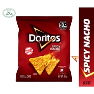 Doritos Tortilla Spicy Nacho 65g / Doritos Tortilla Perisa Pedas Nacho 65g