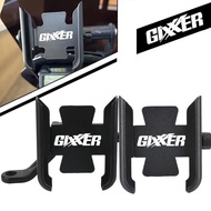 Motorcycle Handlebar Mirror Mobile Phone Holder GPS Stand For SUZUKI GIXXER150 GIXXER 250SF 250 155 