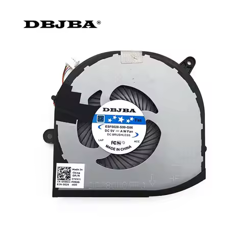 New Laptop Cooling Fan For DELL XPS 15 9560 Precision 5520 M5520 P56F right side DC28000I0F0 0TK9J1 
