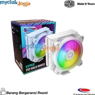 [READY STOCK] COOLER MASTER HYPER 212 HALO WHITE CPU AIR COOLER HEATSINK FAN INTEL AMD Original
