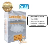 CBE Laminating Film 75mm x 110mm