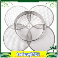 【●TI●】Garden Potting Mesh Sieve Sifting Pan - Stainless Steel Mix Soil Filter 4 Sieve Mesh Filter(1/8In,1/4In,3/8In,And 1/2In)