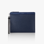 全新｜韓國 FIND KAPOOR 手拿包 CLUTCH 27 電腦包 iPad 包（藍包+綠手帶）