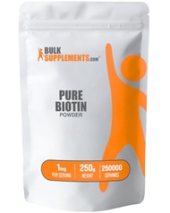 BulkSupplements.com Pure Biotin Powder - as Vitamin B7, Biotin Supplement, Biotin Vitamins for Hair,